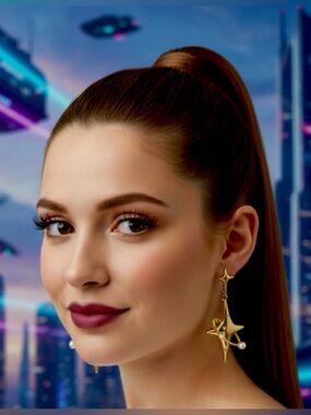Orbiting Star - Earrings